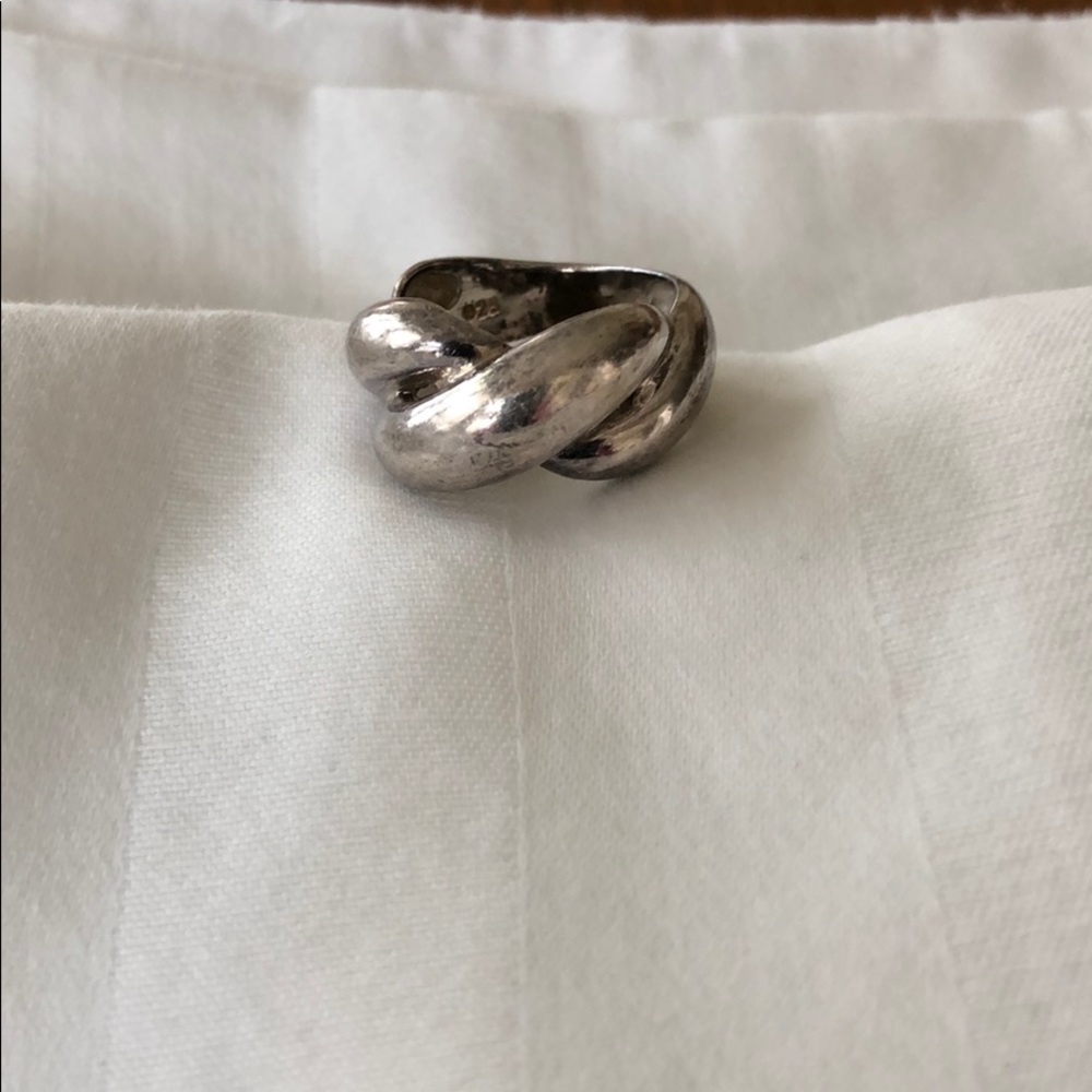 Silver Friendship ring, size 5.